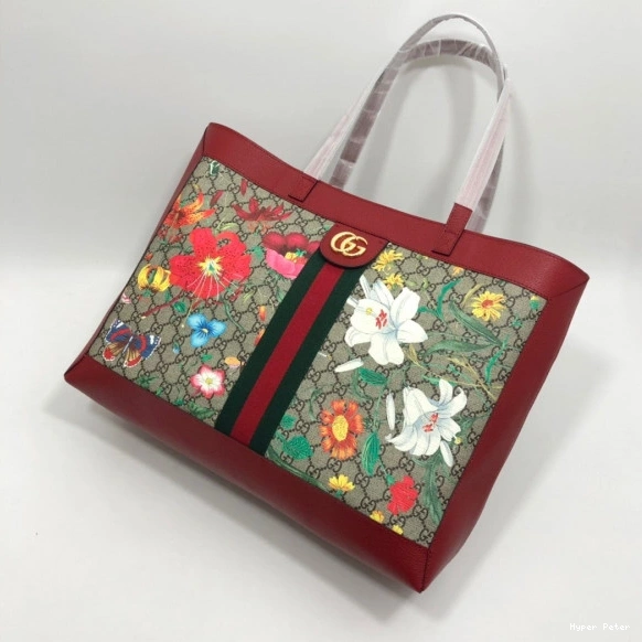 Hyperpeter Flora Tote Web GG Supreme GUCCI Large Monogram Ophidia 0825